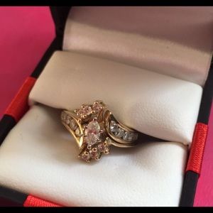 14k gold wedding bands 2 and a half karat diamonds